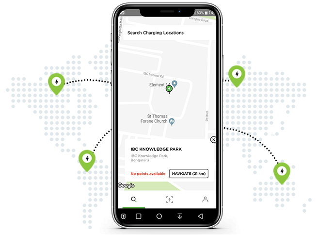 India Service Locations Map